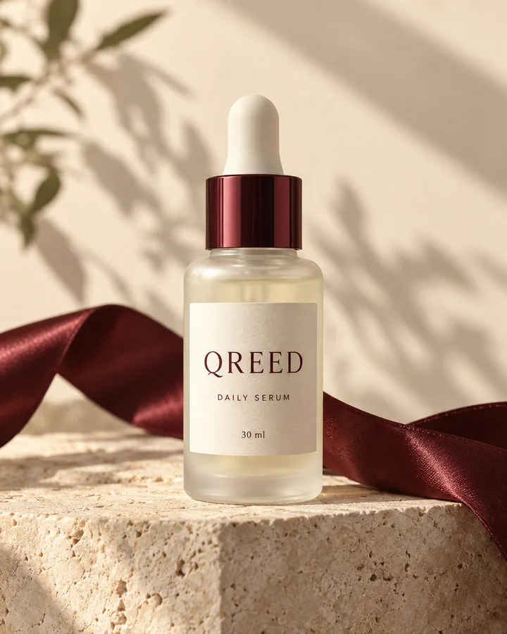 QREED skincare studio campaign